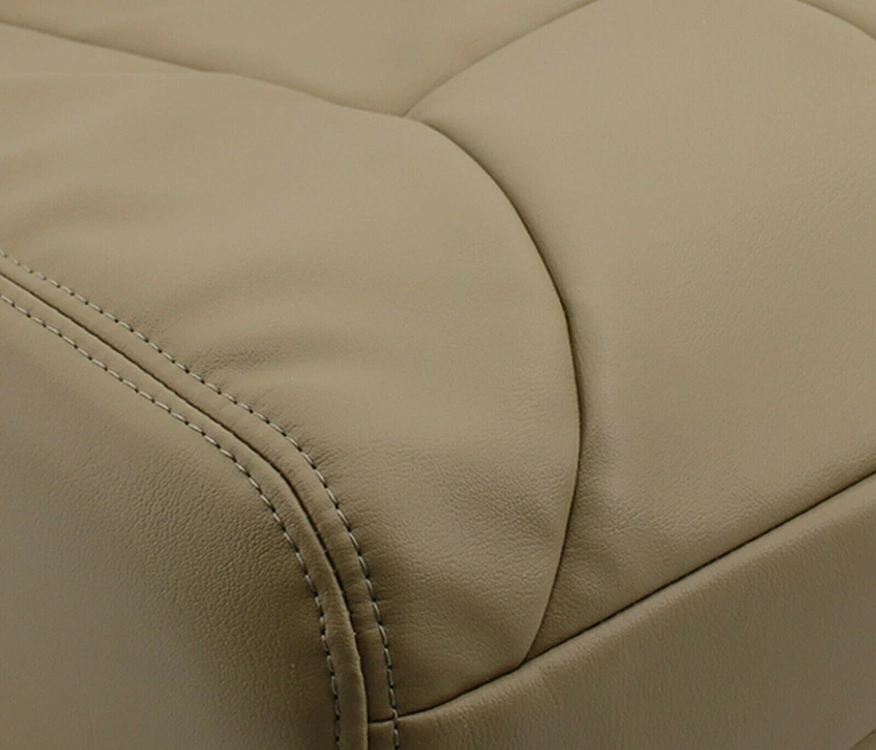 For 1998 1999 2000 2001 2002 Dodge Ram Front Synthetic Leather Seat Covers Tan - Image 2 of 4