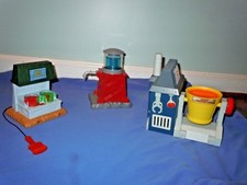 3pc Thomas The Tank Engine Sodor Paint Station Smelting Yard Learning Curve EUC