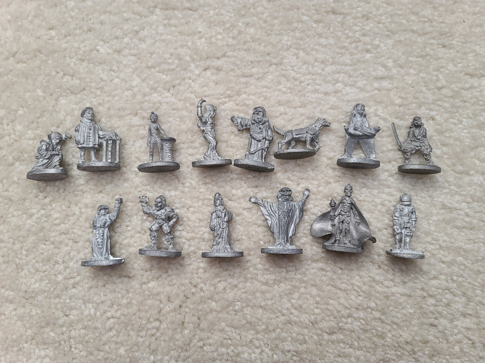 Grenadier Metal Pewter Figure x14 Fantasy 198386 Dungeons & Dragons