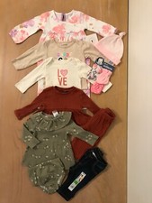 Burts Bees, Others Infant Girls Clothing lot of 9 4 New Size 0-3 Months