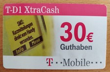 Telefonkarte T-D1 XtraCash 30 €