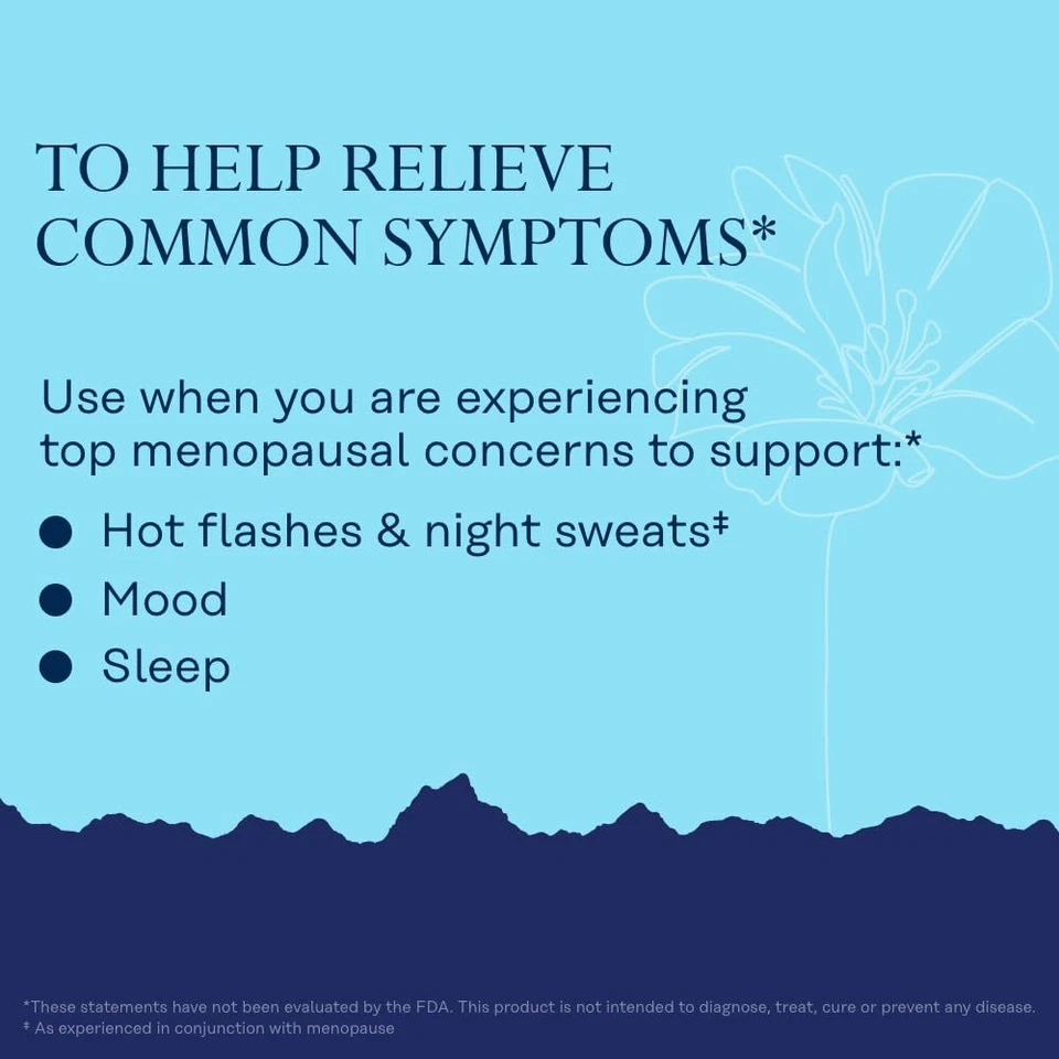 Postmenopausal Support Supplement 60ct Saffron Mood Sleep Cognitive Wellness - Image 3 of 4