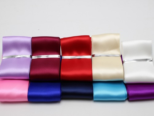 10 Meter 38mm Double Sided Satin Ribbon Gift Bow Wedding Craft 10 Color - Picture 3 of 6