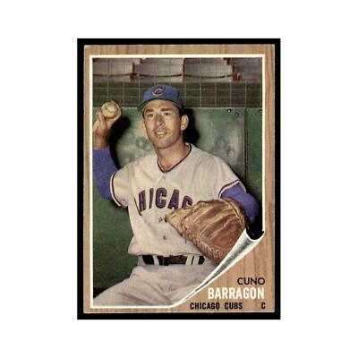 Cuno Barragan 1962 Topps #66 Chicago Cubs Baseball Card VG