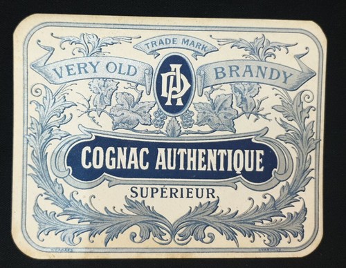 Whisky - étiquette -COGNAC VIEUX TTB