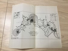 1941 Ohio River Survey Map Showing Sources of Pollution U.S. Public Health