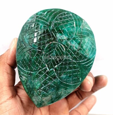 COLOMBIA GREEN EMERALD 2555 CT CERTIFIED NATURAL PEAR CUT LOOSE GEMSTONE 4SUG