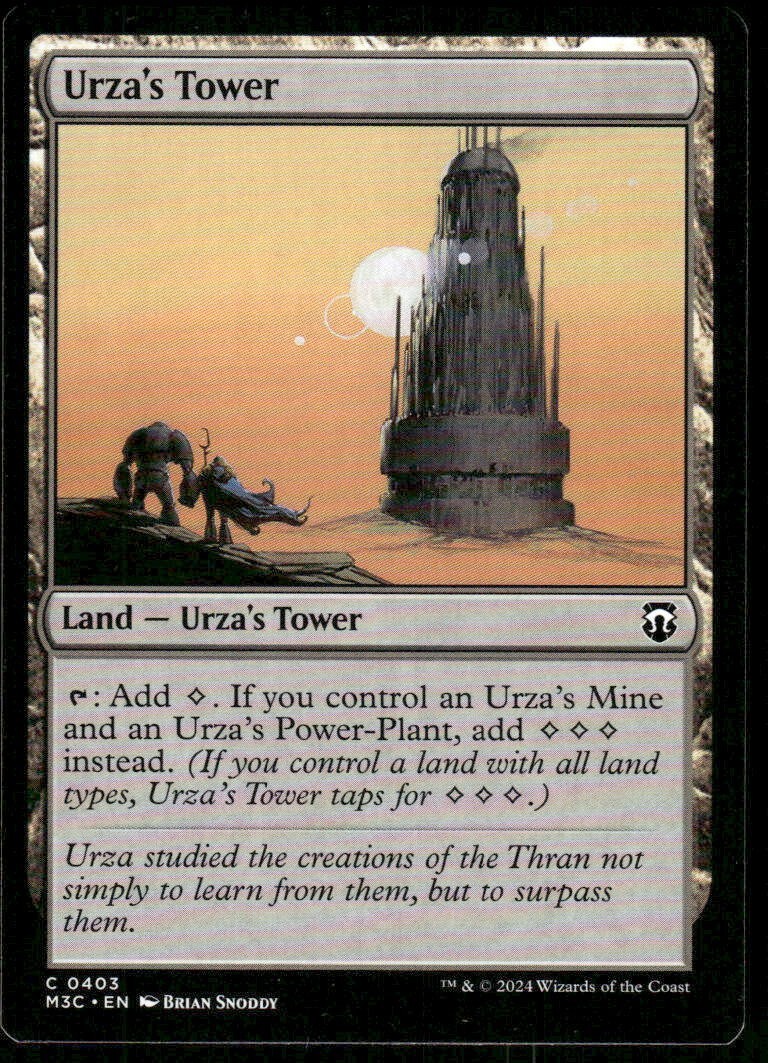 MTG Magic Urzatron Tron Land Set X1 EACH Urza's Mine Tower Power