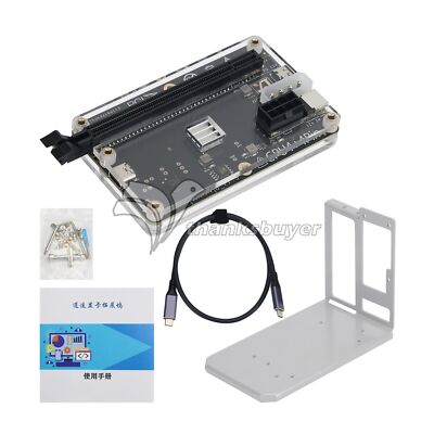 Graphics Card Dock External GPU Dock + USB4 Data Cable+Bracket for Thunderbolt #