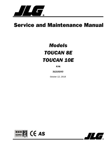 JLG Toucan Vertical Lifts OWNERS PARTS SERVICE Manuals Schematics - MANY MODELS - Picture 98 of 247