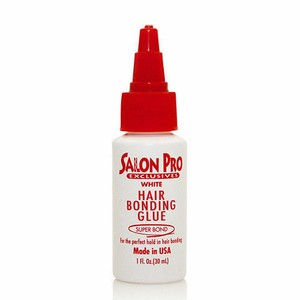 2 X Salon Pro Hair Extension Bonding Glue 1 Fl oz (White ...