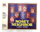 NOSEY NEIGHBOR CARD GAME Milton Bradley Complete VGC w/box Vintage 1981