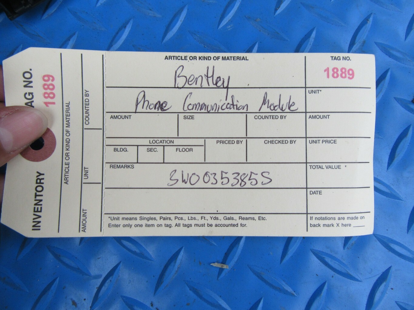 Bentley Continental Flying Spur GT phone communication module #1889