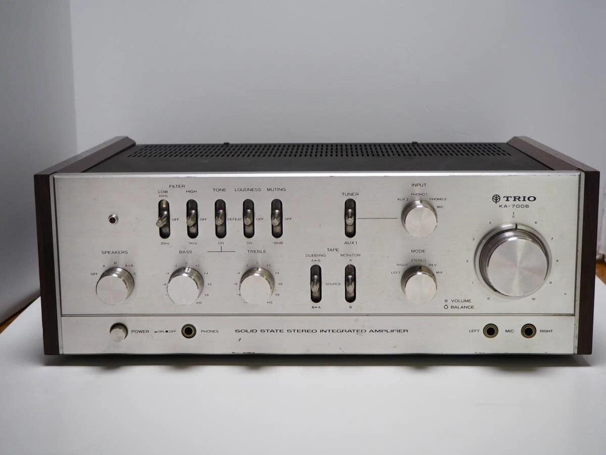 TRIO プリメインアンプ　KA-8100 TRIO KA-8100の仕様 トリオ