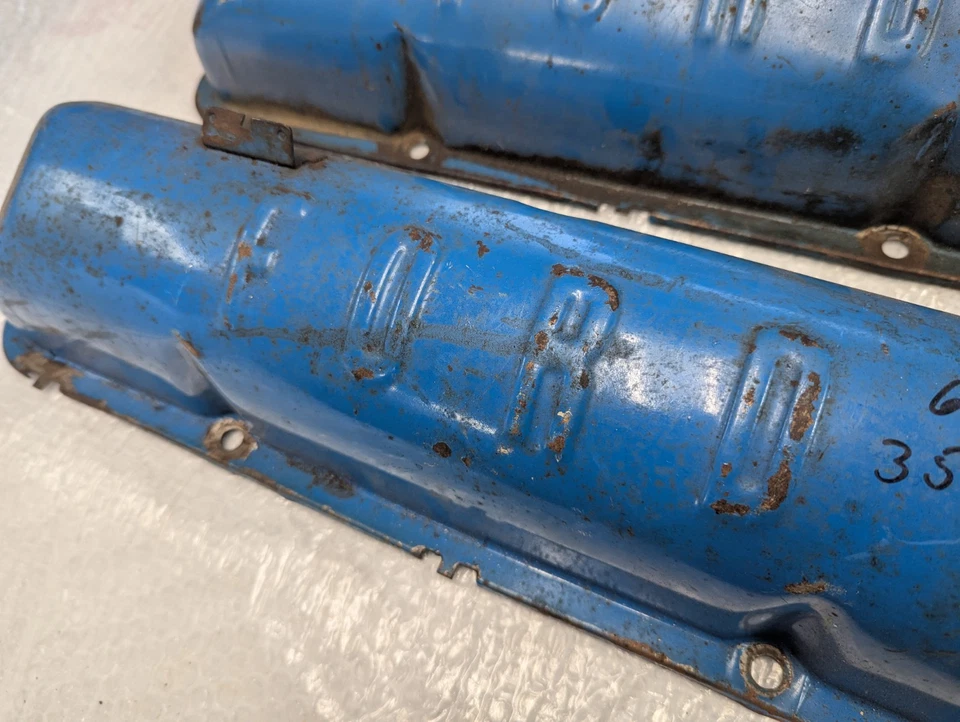 Ford Script FE 1961-64 1963 cubiertas de válvula 352 390 Galaxie Fairlane  Foto 3 de 4