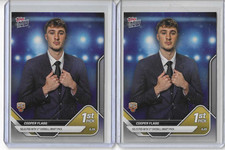 2025 Topps Now # 1 Pick Cooper Flagg  RC Lot Of  2  AVG 21.0  AST  4.6  REB 6.7,