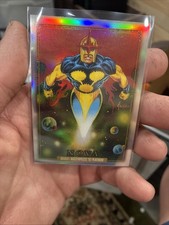 2024 SkyBox Upper Deck Marvel Masterpieces 92 Platinum Nova #68 Rainbow
