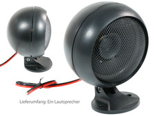 1x 70er 80er Jahre Retro KFZ Autolautsprecher Breitband Kugellautsprecher