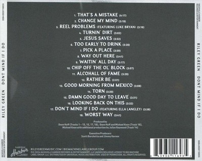 RILEY GREEN DON'T MIND IF I DO NEW CD