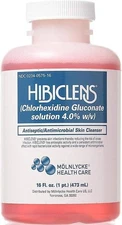 Hibiclens Antimicrobial and Antiseptic Skin Cleanser Unscented Liquid Soap 16 Oz