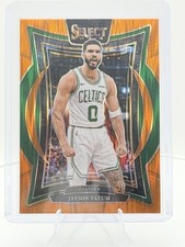 2024-25 Panini Select #2 Jayson Tatum Orange Flash Prizm