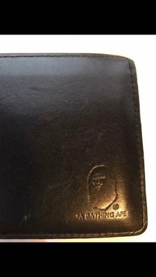 A Bathing Ape Rare Men Wallet Ape A Bathing Bifold Super Limited