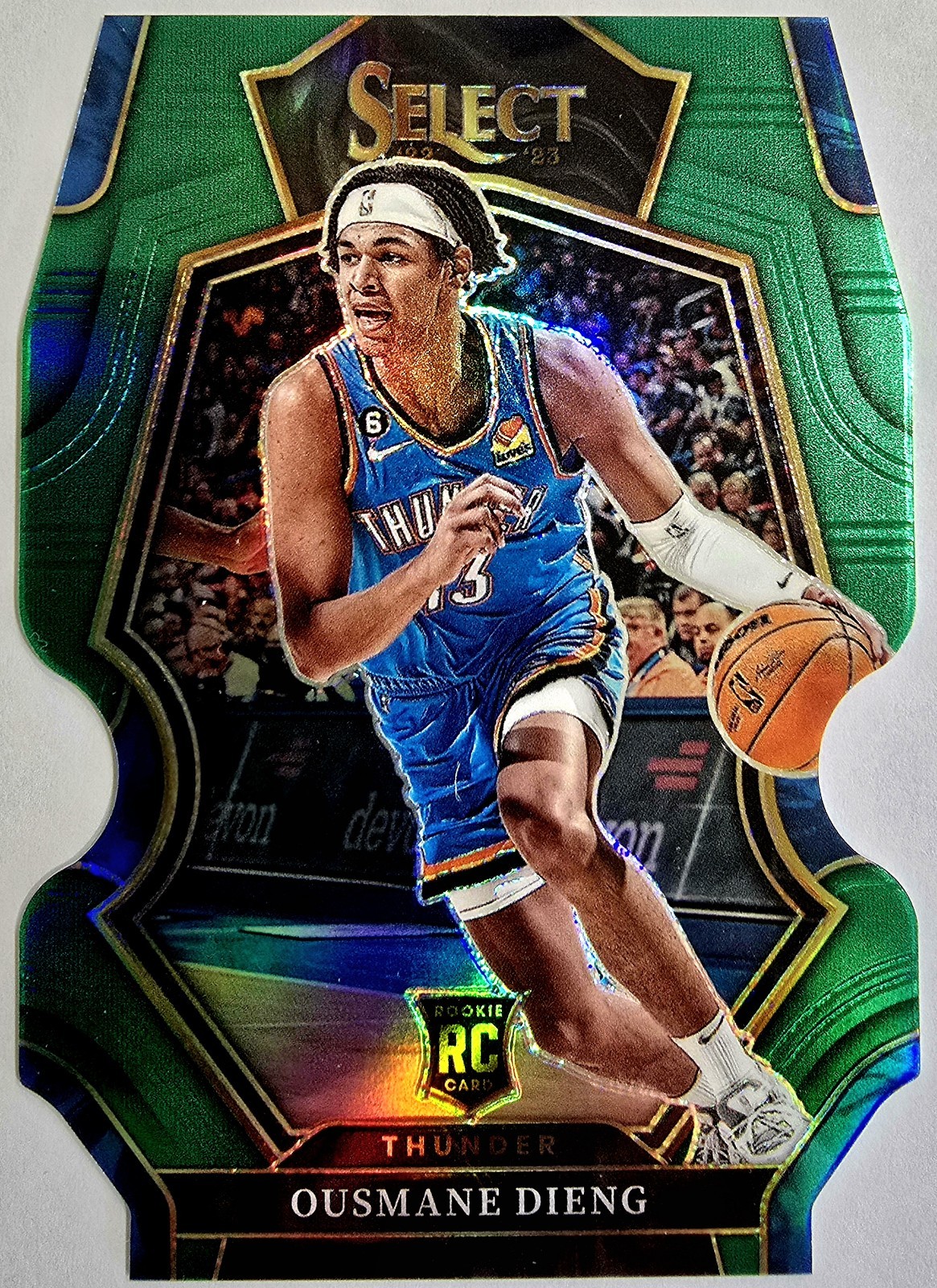 OUSMANE DIENG 2022-23 SELECT PREMIER LEVEL #190 ROOKIE RC GREEN DIE CUT 1/5 🟢✨️