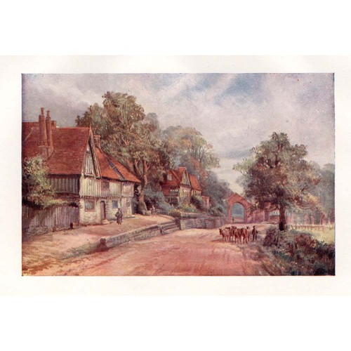 PENSHURST Kent - Antique Print 1910