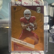 2023 Donruss Elite Orange Michael Wilson Rookie 241/399 Card #170 Arizona WR RC