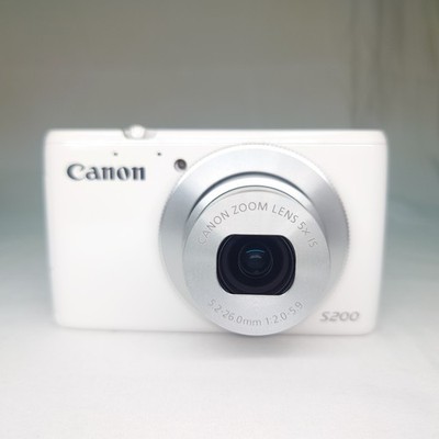 N.MINT] Canon Powershot S200 10.1MP Compact Digital Camera White