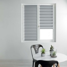 Store Enrouleur Jour Nuit "Daynight" 45x180cm Gris