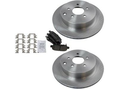 For 2013 Infiniti JX35 Brake Pad and Rotor Kit Rear 33947QBZQ Brake Rotor