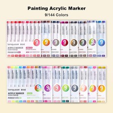 Acrylic Paint Marker Set Languo 144 Colors Art Markers Painting Drawing Pen Graf
