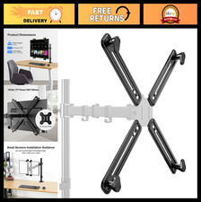 Universal VESA Mount Bracket Adapter for 17-27" Monitors - Adjustable Arm Kit