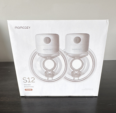 #ad Momcozy S12 Double Electric Wearable Breast Pump White 2 Pack LCD Battery $40.50