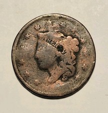 1817 United States of America Coronet Head Penny Copper