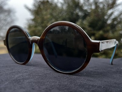 $525 Designer Morgenthal Frederics Webster Round Acetate  display picture 3