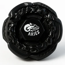 Takara Tomy Rock Aries ED145D Black WBBA Metal Masters Beyblade