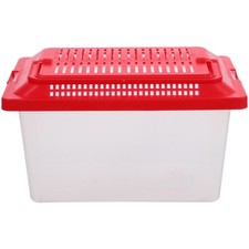 Fish Tank Portable Turtle Aquarium Small Travel Platform Terrarium