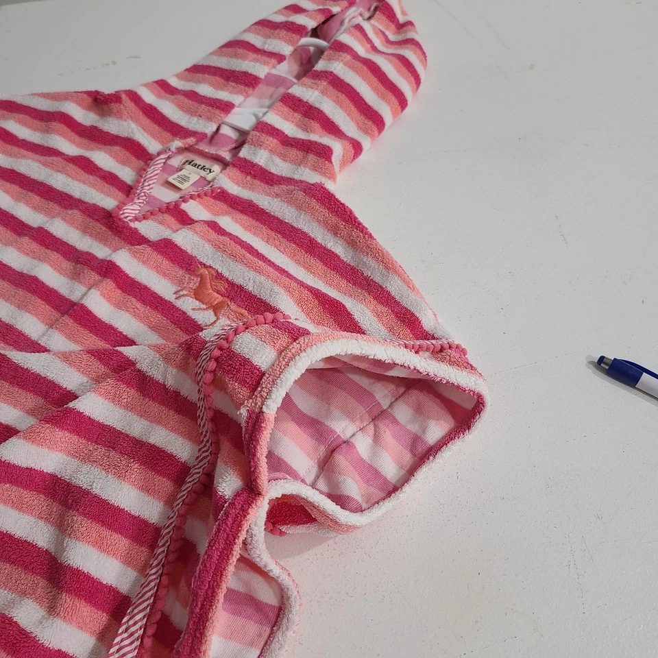 Toalla de baño Hatley rosa talla 7 para niñas Foto 3 de 4