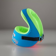 Decathlon Swim Vest 15 to 25kg Kids Buoyancy Aid Float Jacket Green & Blue - New