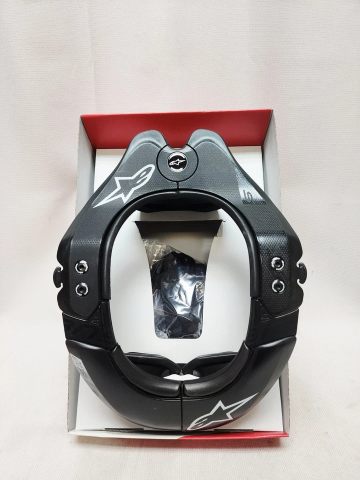 Soporte de cuello Alpinestars BNS Tech 2 Bionic negro gris fresco talla XS/M Foto 4 de 4