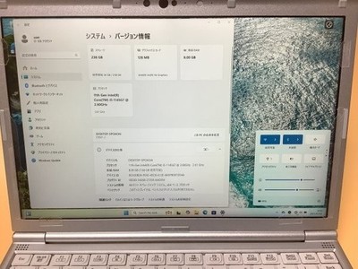 Windowsノート本体 Panasonic Let's note SV1 Core i5 1145G7 Panasonic Let's note CF-SV1 Intel Core i5-1145G7 12.1 in
