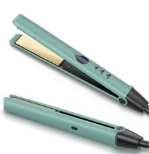 Flat Iron Hair Straightener and Curler 2 in 1 with 20s Fast Heating, 1 Inch...