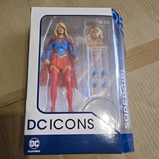 DC Icons Supergirl, DC Direct NEW UNOPENED COMPLETE box damage
