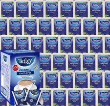 Tetley Tea Bags Individually Wrapped Envelopes Tagged String | Original or Decaf