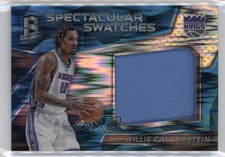 2016 Spectra Spectacular Swatches Neon Blue 26/99 Willie Cauley-Stein #52 0ui5