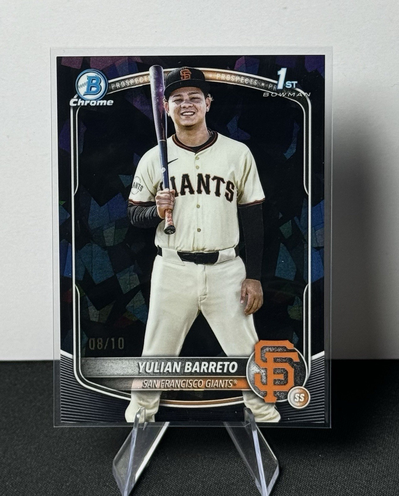 2025 Bowman Chrome Sapphire Yulian Barreto 1st Bowman Black /10 #BCP-229
