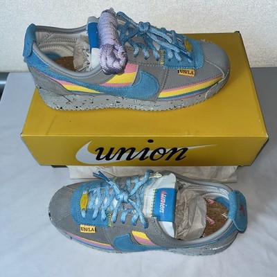 Nike Cortez Classic x Union LA Gray/Yellow 2022 Sneakers Mens size 5 ladies 6.5