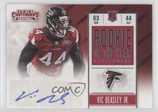 2015 Panini Contenders Rookie of the Year Vic Beasley Jr #ROY-VB Auto v7j